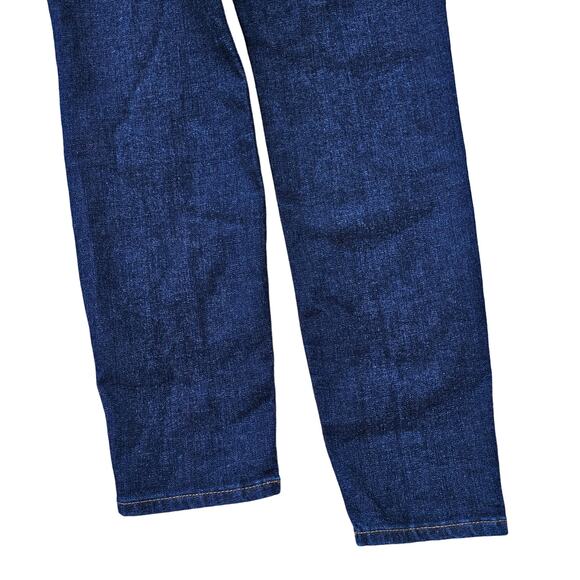 Dark Wash Skinny Jeans J. CREW 9" Toothpick Size 27 Hi Rise Crop Stretch Denim - Picture 7 of 9